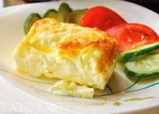omelete com vegetais para a dieta ceto