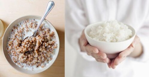 trigo sarraceno e mingau de arroz para sair da dieta ceto